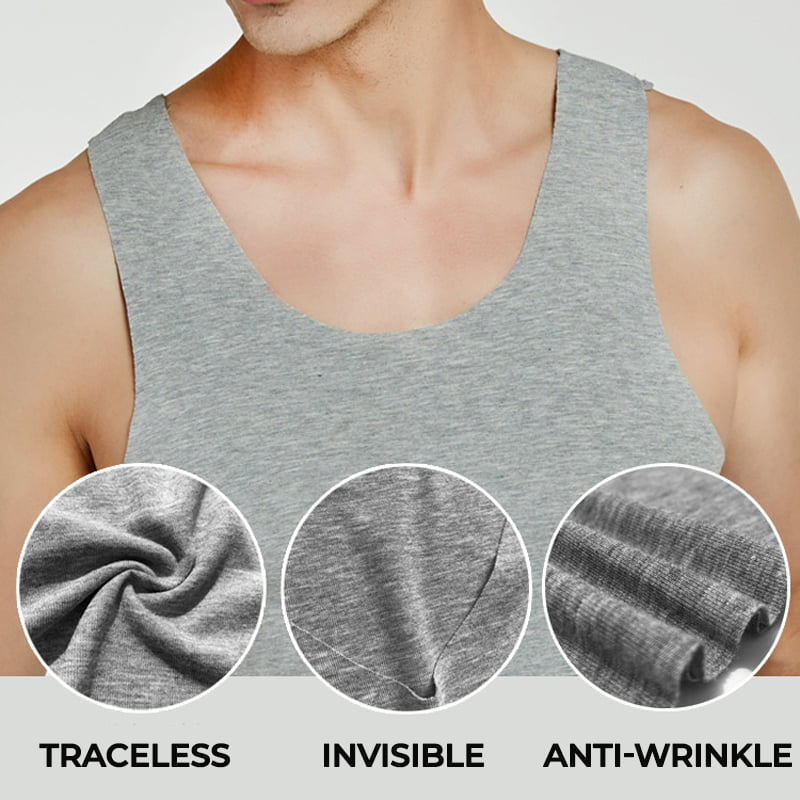 Men's Stretch Privacy-Protecting Seamless Vest