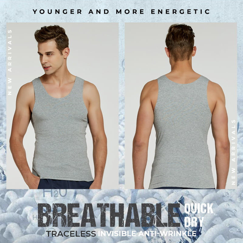 Men's Stretch Privacy-Protecting Seamless Vest