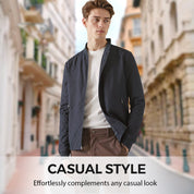 Men's Fall/Winter Casual Zipper Windproof Warm Jacket