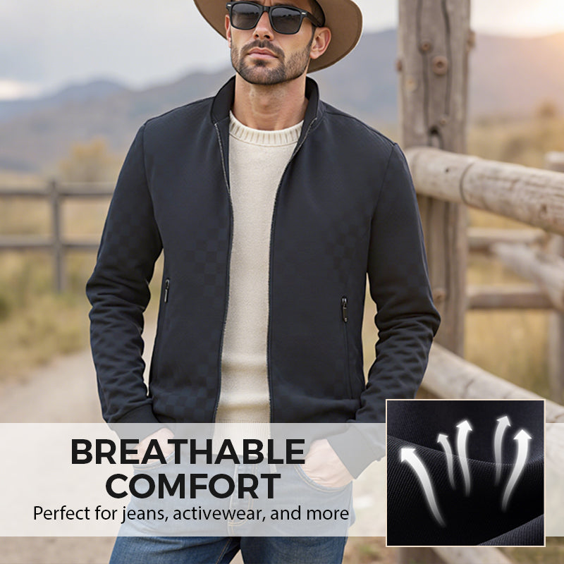 Men's Fall/Winter Casual Zipper Windproof Warm Jacket
