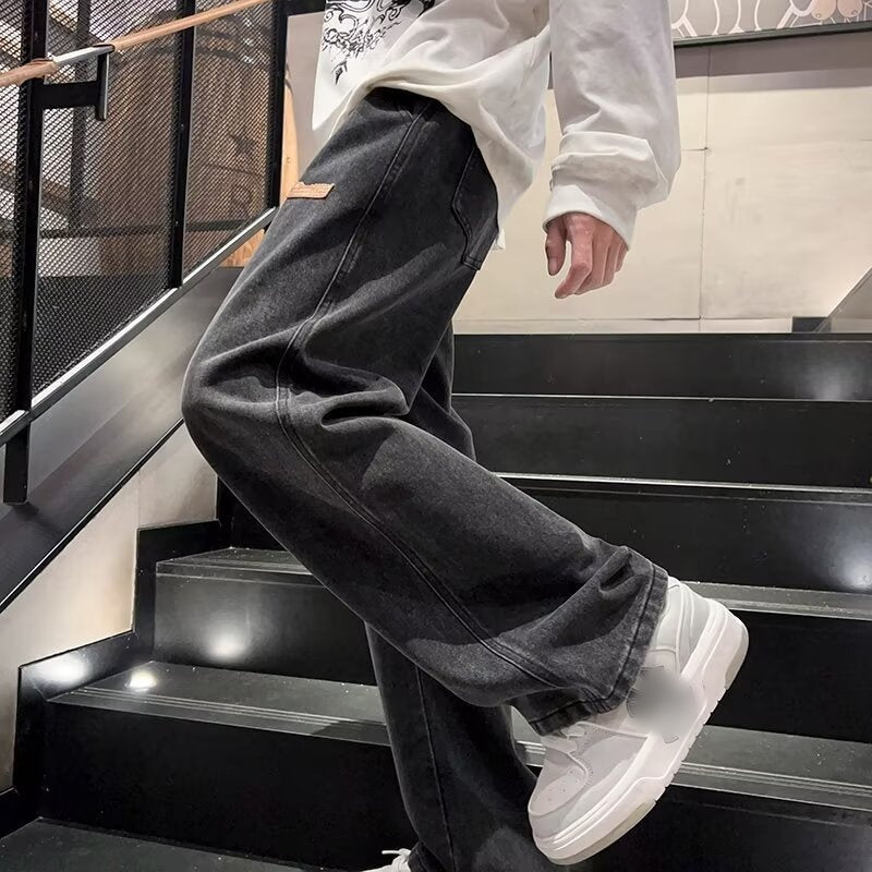 🔥HOT SALE 50%OFF🔥Men's Casual Loose Fit Wide Leg Jeans