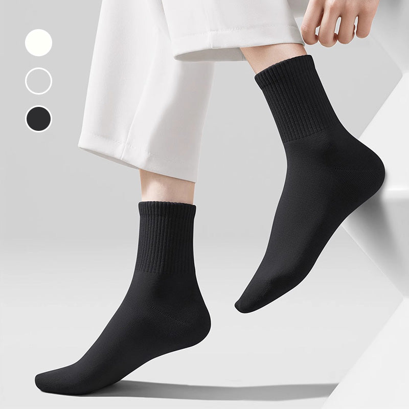 Men's Antibacterial Sweat Wicking Sports Socks 5 Pairs Set
