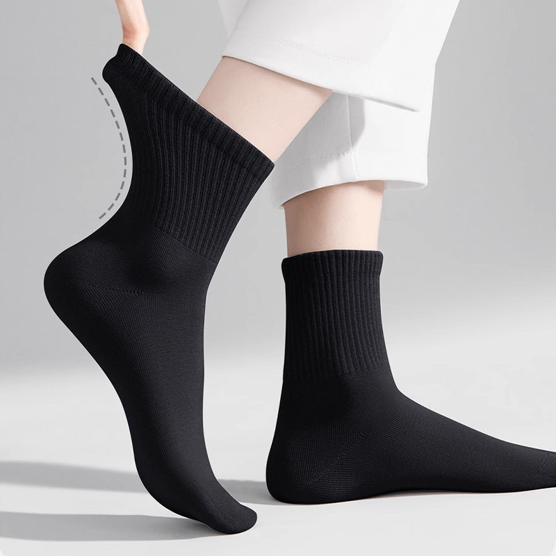 Men's Antibacterial Sweat Wicking Sports Socks 5 Pairs Set