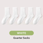 Men's Antibacterial Sweat Wicking Sports Socks 5 Pairs Set