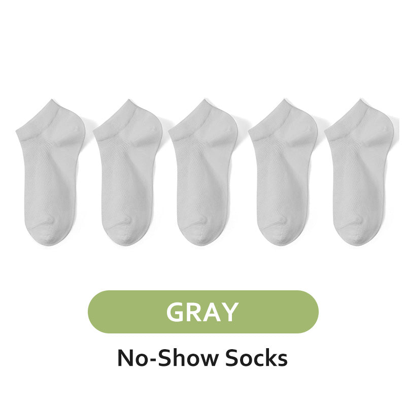 Men's Antibacterial Sweat Wicking Sports Socks 5 Pairs Set