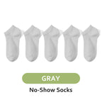 Men's Antibacterial Sweat Wicking Sports Socks 5 Pairs Set