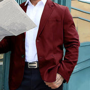 Men's 2-Button Classic Casual Blazer