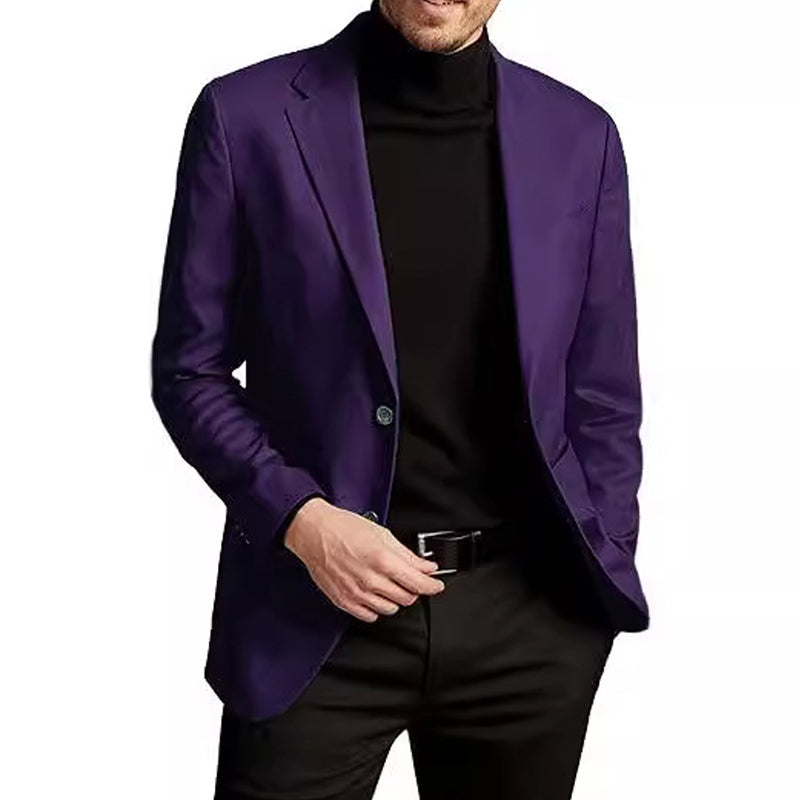 Men's 2-Button Classic Casual Blazer
