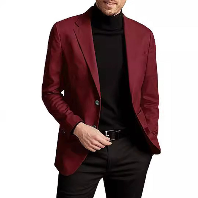 Men's 2-Button Classic Casual Blazer