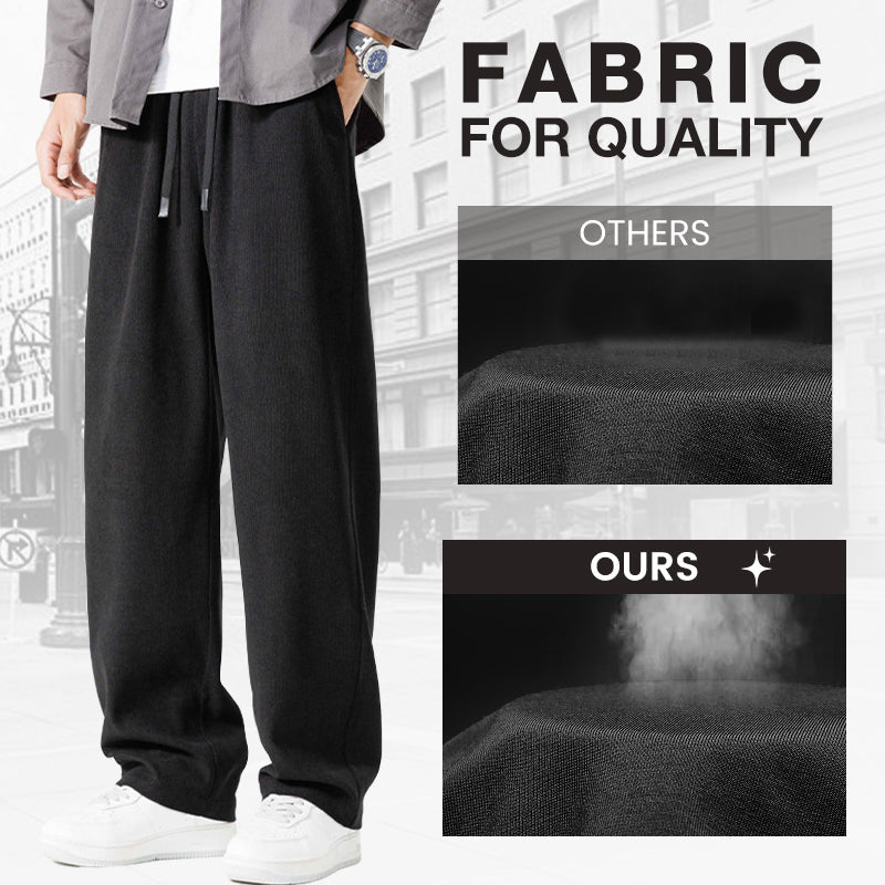 Men's Casual Cotton Drawstring Pants Available in Multiple Colors