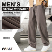 Men's Casual Cotton Drawstring Pants Available in Multiple Colors