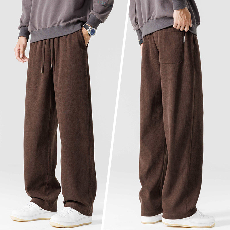 Men's Casual Cotton Drawstring Pants Available in Multiple Colors