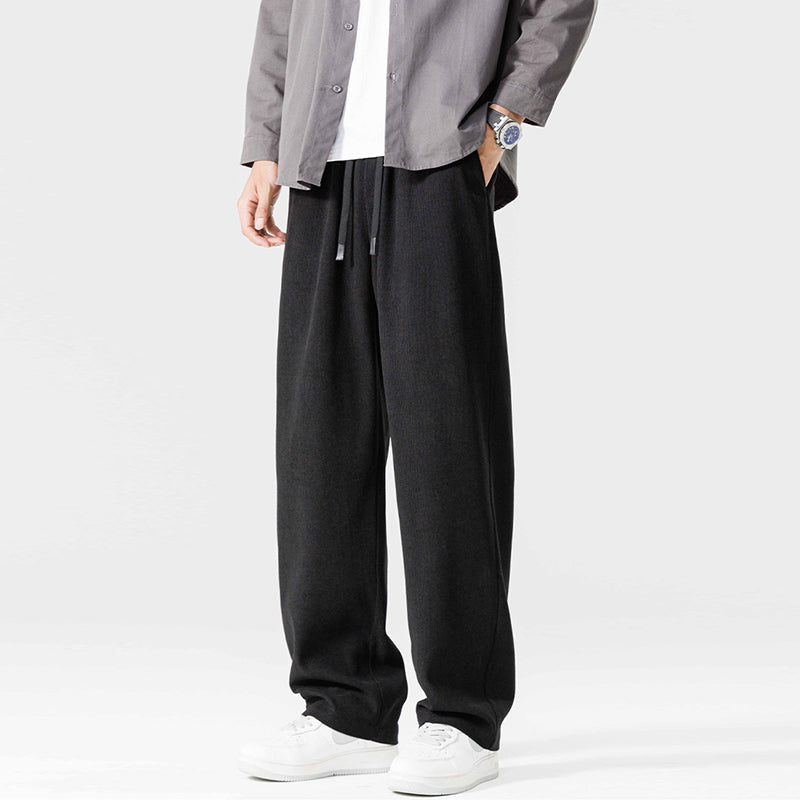 Men's Casual Cotton Drawstring Pants Available in Multiple Colors