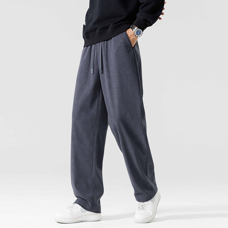 Men's Casual Cotton Drawstring Pants Available in Multiple Colors
