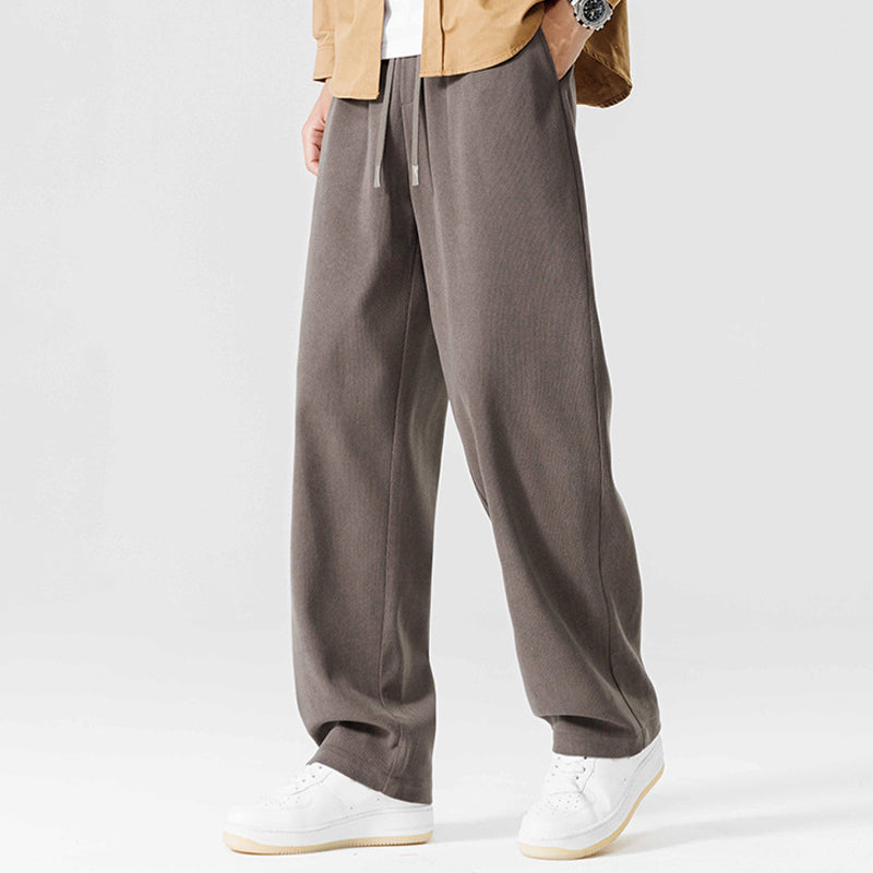 Men's Casual Cotton Drawstring Pants Available in Multiple Colors