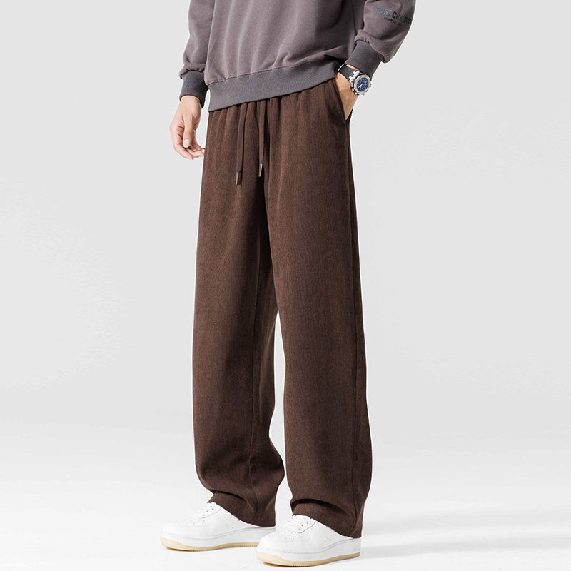 Men's Casual Cotton Drawstring Pants Available in Multiple Colors