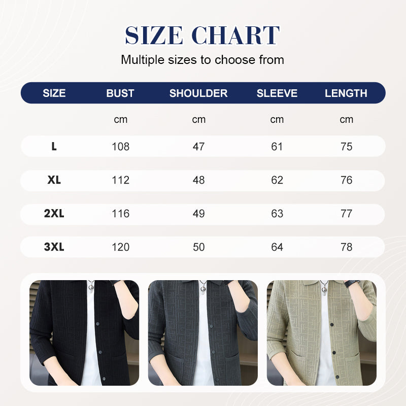 Men's Casual Zipper Warm Jacket