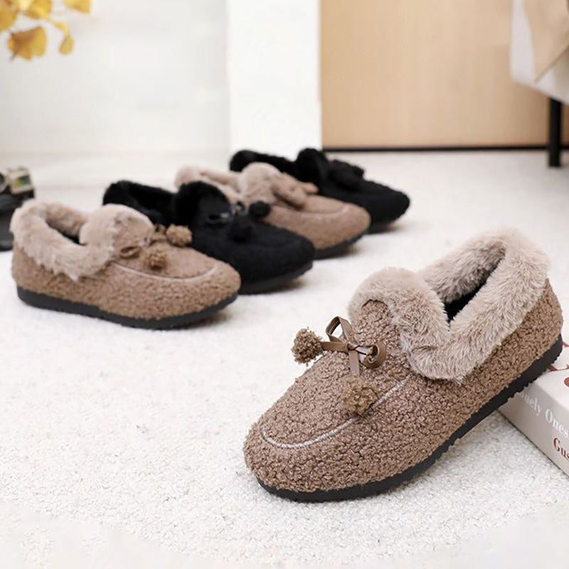Women’s Cozy Plush Slip-On Shoes