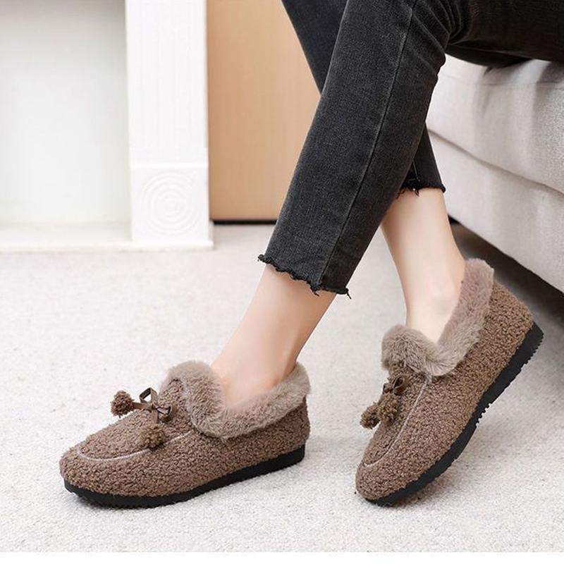 Women’s Cozy Plush Slip-On Shoes