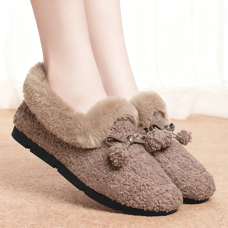 Women’s Cozy Plush Slip-On Shoes