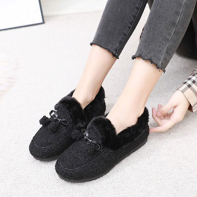 Women’s Cozy Plush Slip-On Shoes