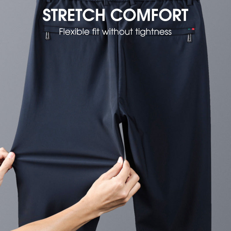 Men's Thickened Seamless Anti-Wrinkle Casual Pants