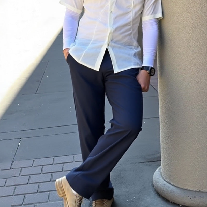 Men's Thickened Seamless Anti-Wrinkle Casual Pants
