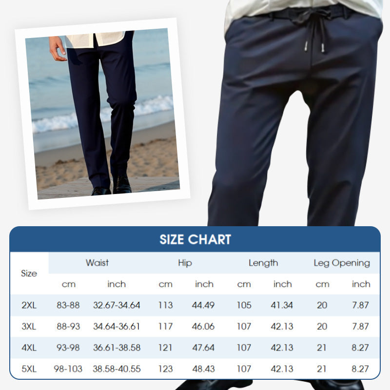 Men's Thickened Seamless Anti-Wrinkle Casual Pants