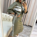 ❄️LAST DAY PROMOTION - 49%OFF 💖 Women's Stand Collar Jacket & Dress Set