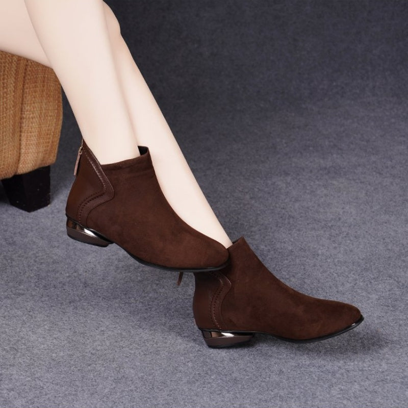 Women's Low-Heel Winter High-Top Ankle Boots