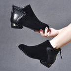 Women's Low-Heel Winter High-Top Ankle Boots