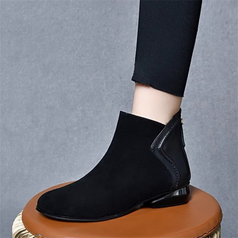 Women's Low-Heel Winter High-Top Ankle Boots