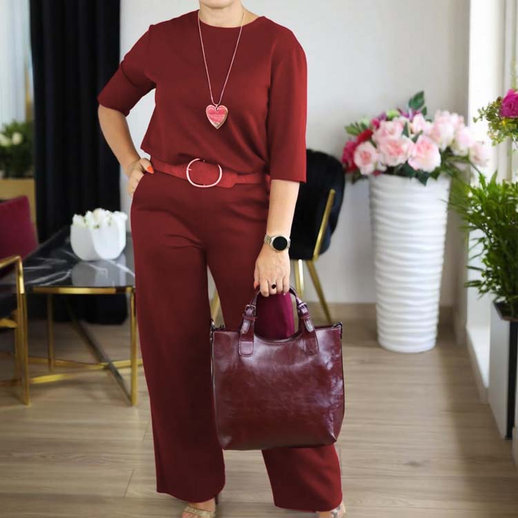 💜 LAST DAY PROMOTION - 50%OFF 💜 Elegant Longline Cardigan & Top & Pants 3-Pieces Set