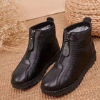 Women's Winter Warm Zipper Ankle Boots