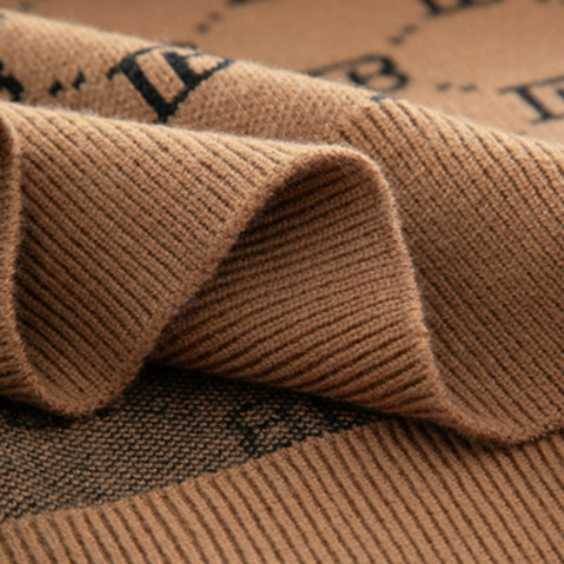 Men’s Trendy Print Long Sleeve Slim Fit Pullover