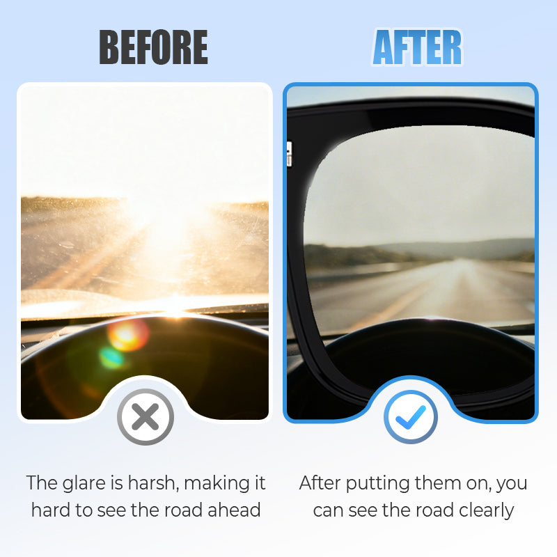 😎 Foldable Over-Glasses Sunglasses – Anti-Glare for Driving 🚗☀️