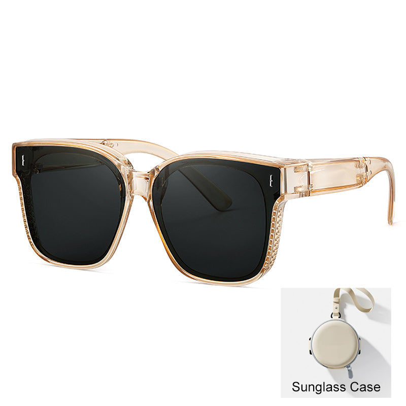 😎 Foldable Over-Glasses Sunglasses – Anti-Glare for Driving 🚗☀️