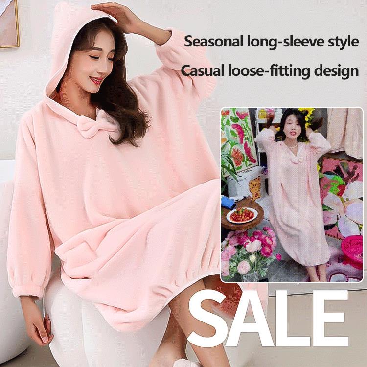 Unisex Ultra-Absorbent & Quick-Dry Hooded Bathrobe