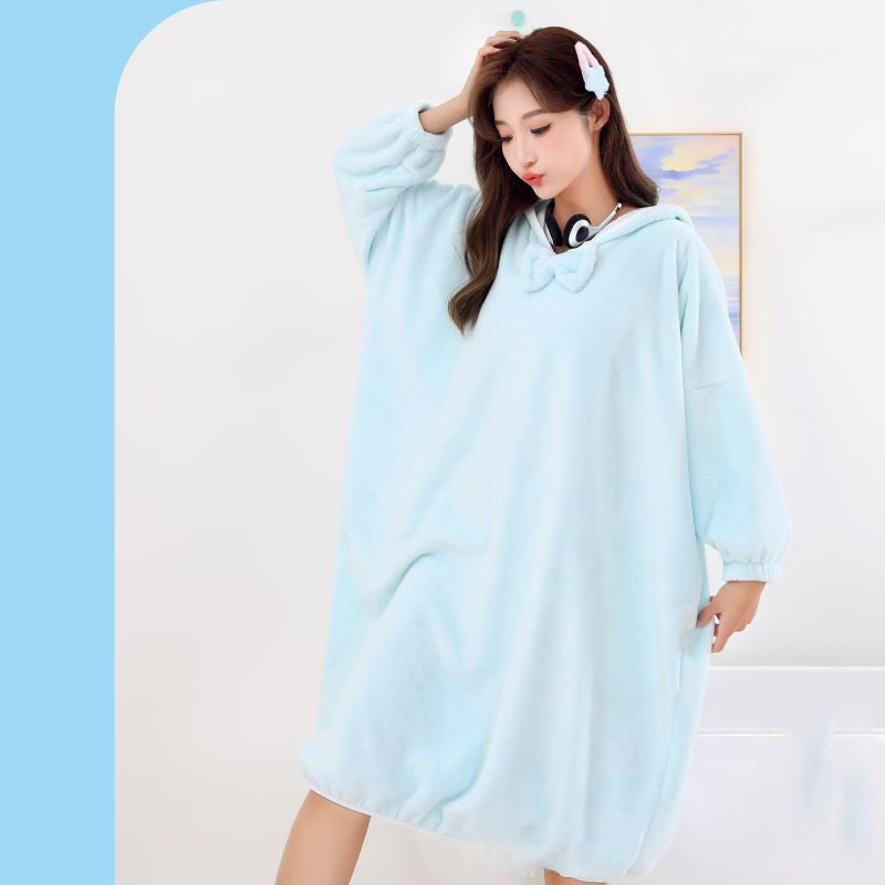 Unisex Ultra-Absorbent & Quick-Dry Hooded Bathrobe