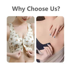 Women's Seamless Printed Silk Push-Up Bra