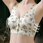 Women's Seamless Printed Silk Push-Up Bra