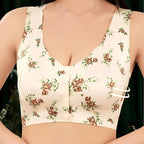 Women's Seamless Printed Silk Push-Up Bra