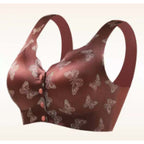 Women's Seamless Printed Silk Push-Up Bra