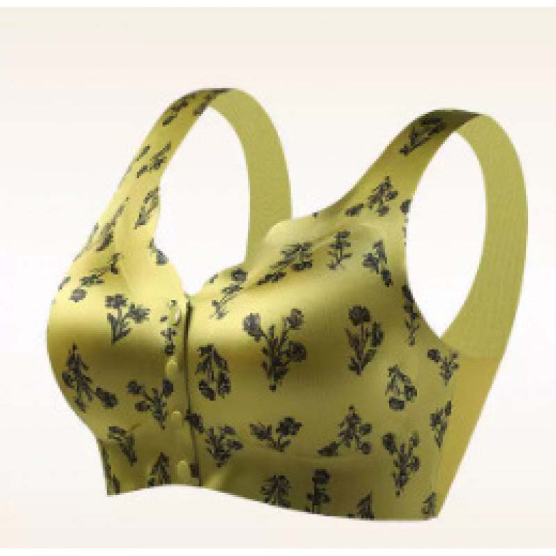 Women's Seamless Printed Silk Push-Up Bra