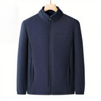 Men's Minimalist Winter Zipper Fleece Jacket (with Pockets)