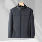 Men's Minimalist Winter Zipper Fleece Jacket (with Pockets)