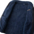 Men's Minimalist Winter Zipper Fleece Jacket (with Pockets)