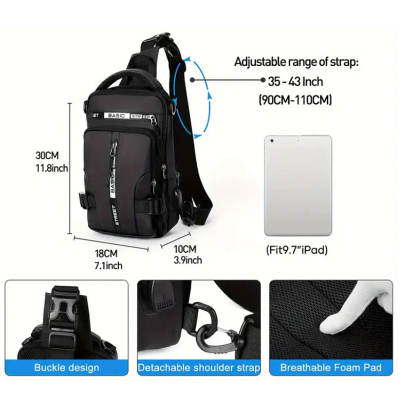 Stylish Casual Shoulder Multifunctional Crossbody Bag