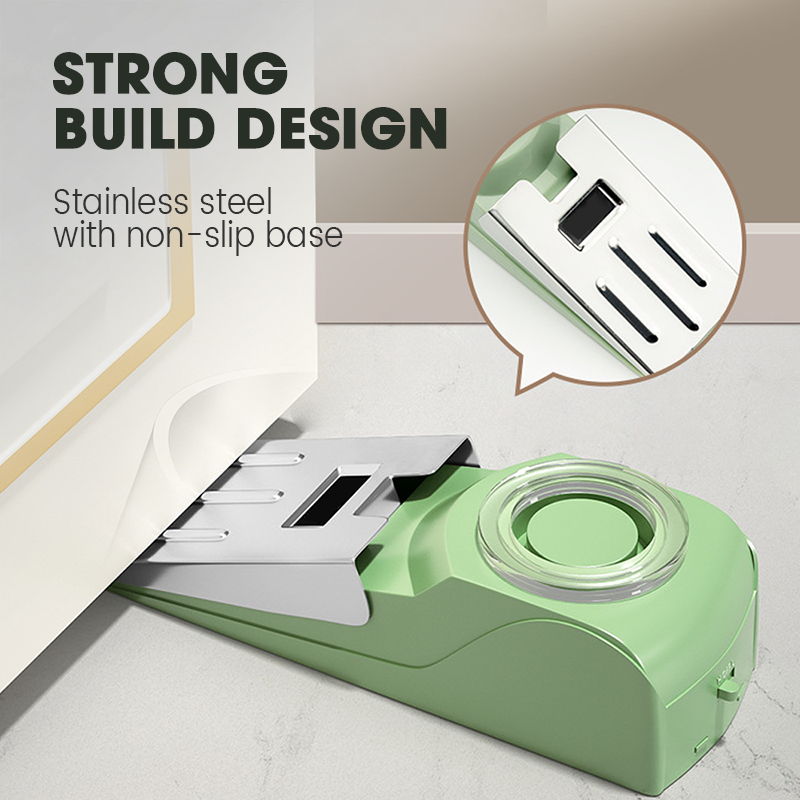 Door Stopper Alarm with Sound & Light Alert for Home & Travel