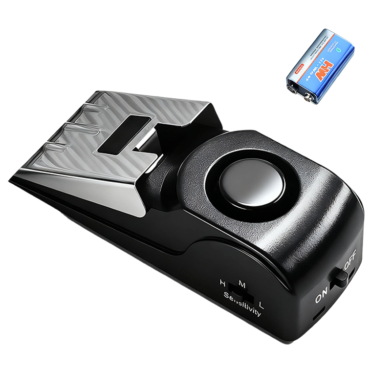Door Stopper Alarm with Sound & Light Alert for Home & Travel